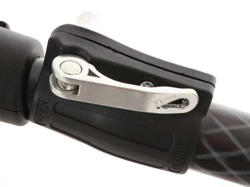 Castellari Vertigo Carbon C 30V- Vareador de aceitunas el&eacute;ctrico de bater&iacute;a tipo autom&oacute;vil con cable incluido - P&eacute;rtiga telesc&oacute;pica en carbono - 190/240 cm