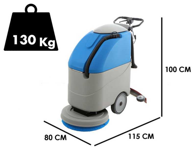 Fiorentini U.T. ECO20B - Fregadora de suelos de bater&iacute;a - 3 en 1: lava, seca y aspira