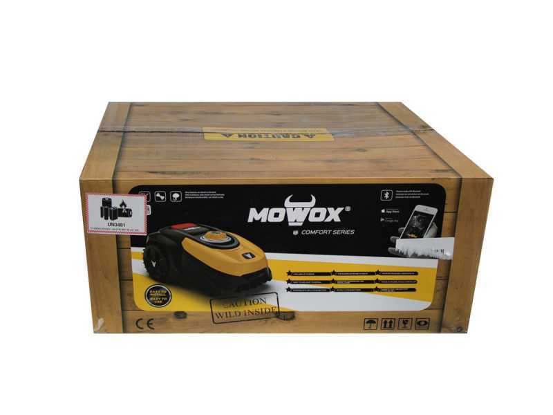 Robot cortac&eacute;sped Mowox RM 800 Li BT - con cable perimetral - bater&iacute;a de litio 28V 2.5Ah