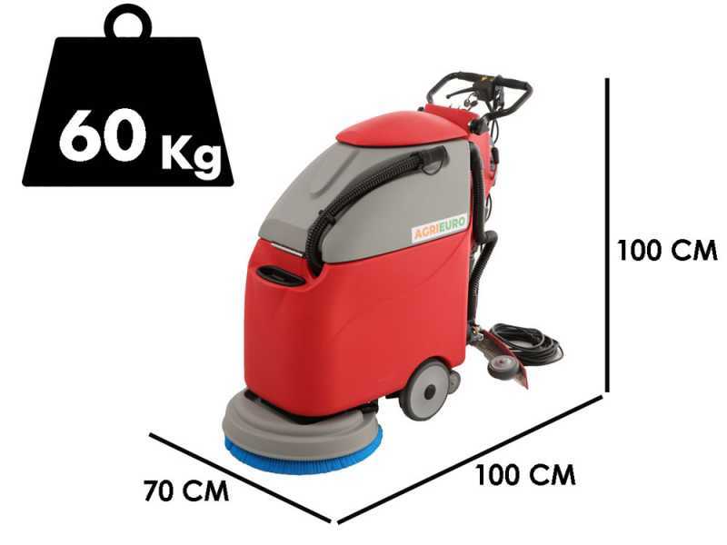 Fregadora de suelos el&eacute;ctrica U.T. LP-450-E - 3 en 1: lava, seca y aspira