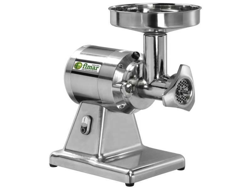 Fimar TC12TS  - Picadora de carne el&eacute;ctrica - 400 V - 1 HP - Grupo de trituraci&oacute;n en acero inoxidable - sin inversor de marcha