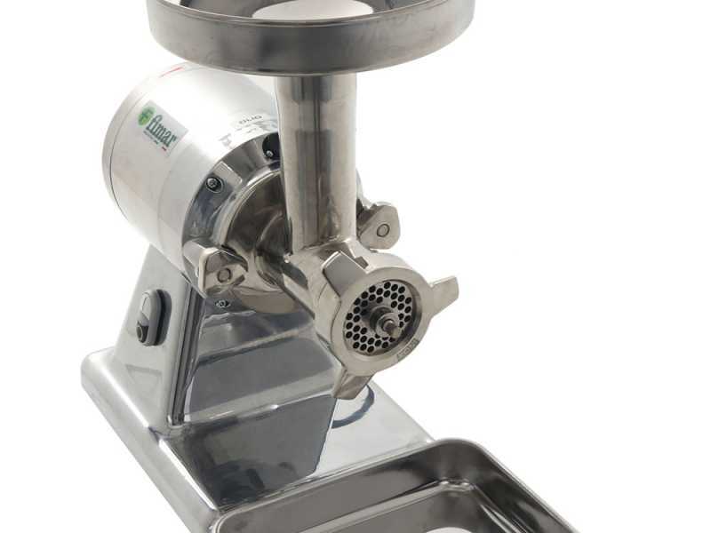 Fimar TC12TS  - Picadora de carne el&eacute;ctrica - 400 V - 1 HP - Grupo de trituraci&oacute;n en acero inoxidable - sin inversor de marcha