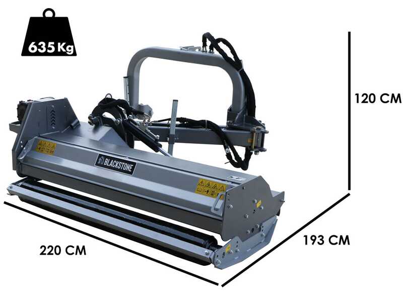 BlackStone BVH 180 H - Trituradora lateral de brazo para tractor - Serie pesada