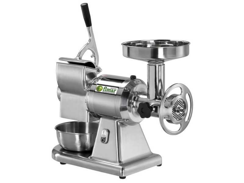 Fimar TC22T  - Picadora de carne el&eacute;ctrica - Rallador integrado - grupo de trituraci&oacute;n de aluminio -230V