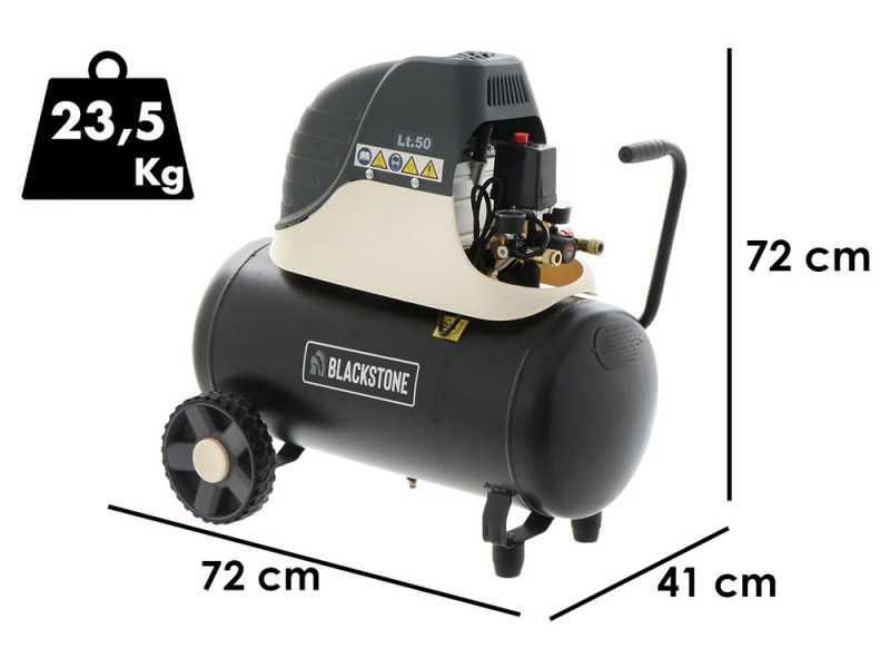 BlackStone LBC 50-20 - Compresor de aire el&eacute;ctrico - Dep&oacute;sito 50 litri - Presi&oacute;n 8 bar