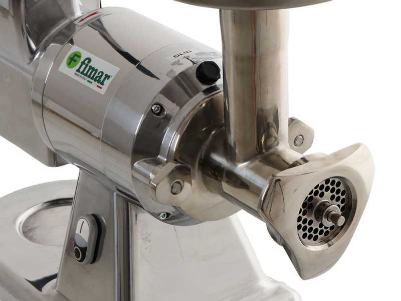 Fimar TC12AT  - Picadora de carne el&eacute;ctrica - Rallador integrado - grupo de trituraci&oacute;n inox - 230V