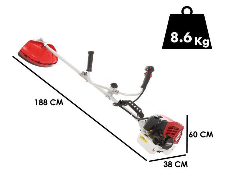 GeoTech GT-2 58D - Desbrozadora de gasolina profesional