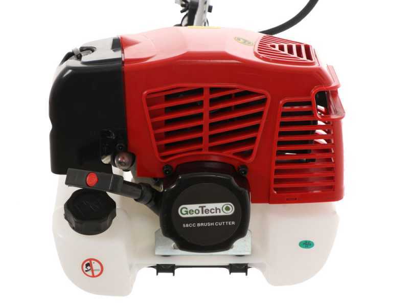 GeoTech GT-2 58D - Desbrozadora de gasolina profesional