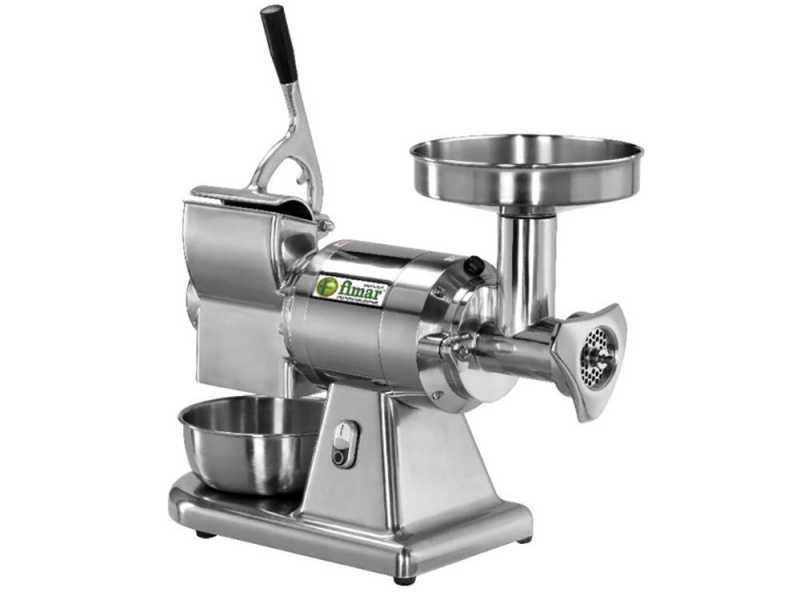 Fimar TC12AT  - Picadora de carne el&eacute;ctrica - Rallador integrado - grupo de trituraci&oacute;n de aluminio -400V
