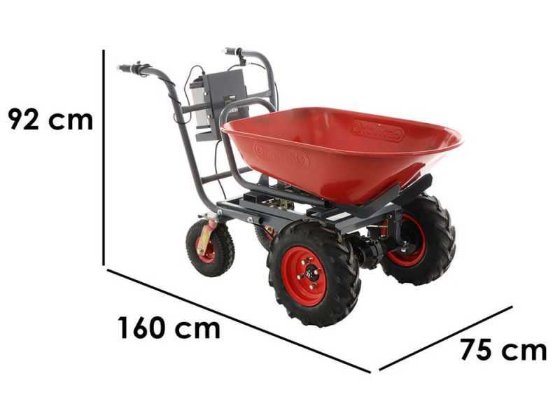 Carretilla de bater&iacute;a Geotech CAR 300T-100 - Bater&iacute;a de 40 V y 6 Ah