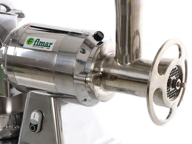 Fimar TC22AT - Picadora de carne el&eacute;ctrica - Con rallador integrado- Grupo trituraci&oacute;n en aluminio - 400V