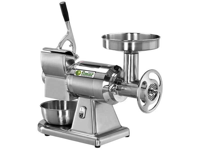 Fimar TC22AT - Picadora de carne el&eacute;ctrica - Con rallador integrado- Grupo trituraci&oacute;n en aluminio - 400V