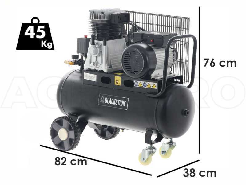 BlackStone B-LBC 50-30 - Compresor de aire el&eacute;ctrico de correa - Motor 3 HP - 50 l