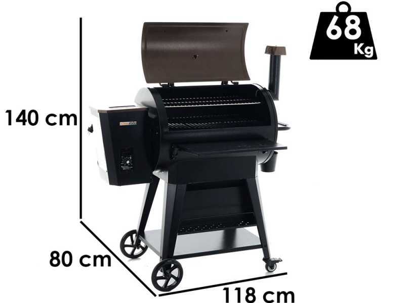 Royal Food RF-PB 3570 - Barbacoa para pellet