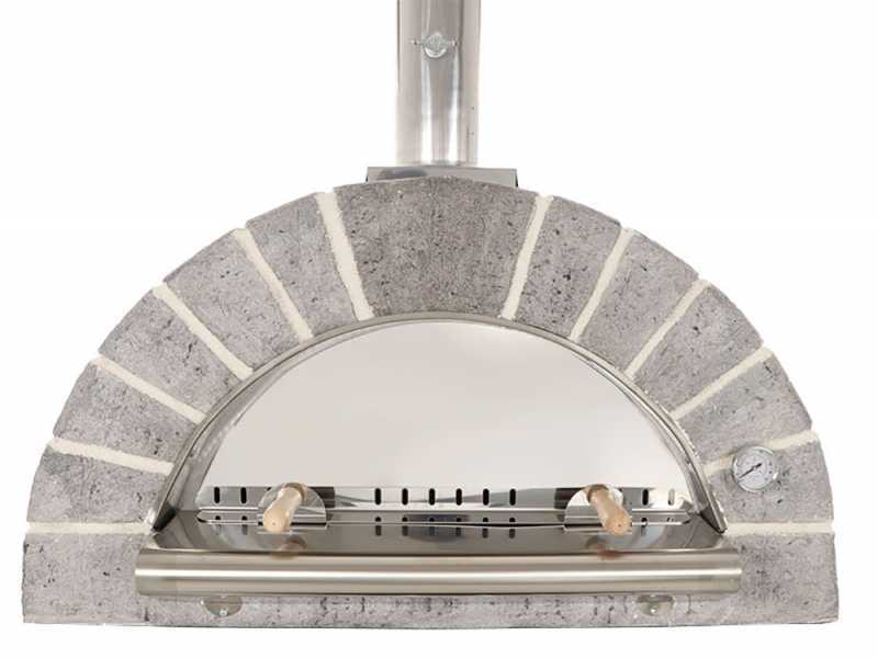 Horno de le&ntilde;a para pizza para exterior Family Stone Grigio - 4 pizzas