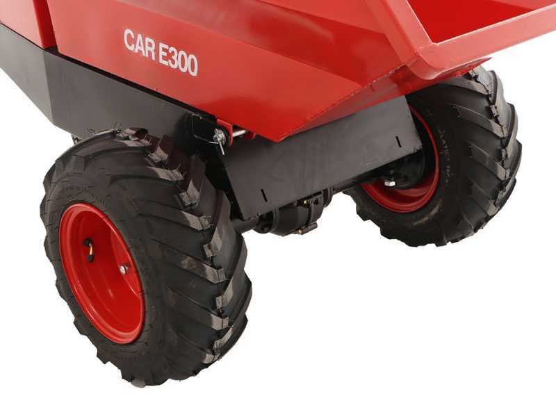 Carretilla de ruedas a bater&iacute;a GeotechPro Mini Dumper Car E300 - Caja dumper 300 Kg