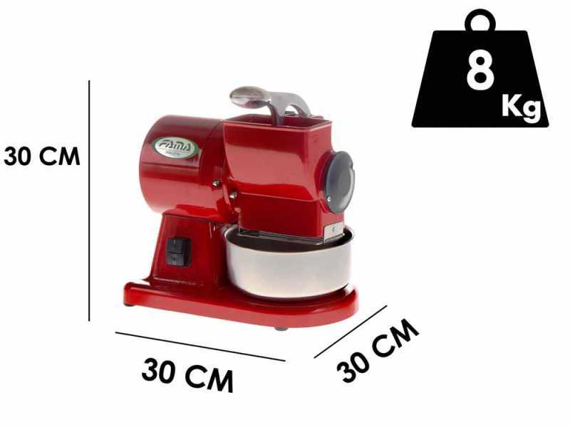 Fama Mignon GM Rojo - Rallador El&eacute;ctrico en aluminio pulido - 380W