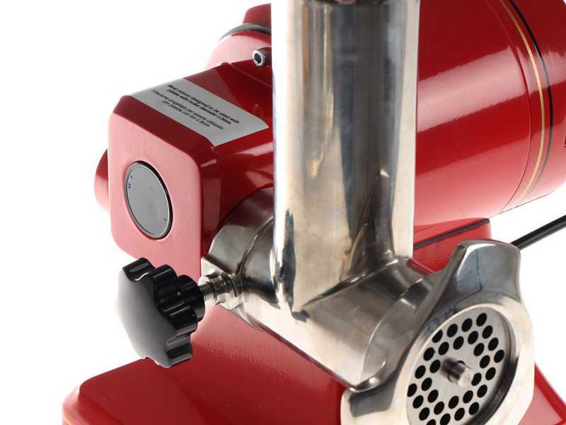 Fama TS8R Retr&ograve;- Picadora de carne el&eacute;ctrica - estructura de aluminio - Grupo trituraci&oacute;n en inox - 230V 