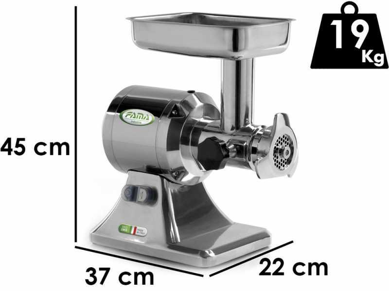 Fama TS12  - Picadora de carne el&eacute;ctrica - Grupo trituraci&oacute;n en hierro fundido - 230V 