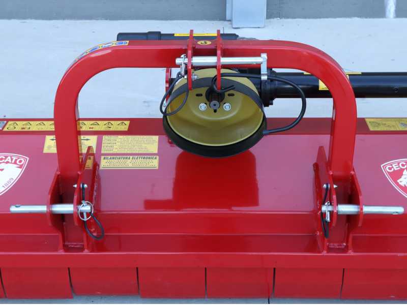 Trituradora de martillos medio-pesada para tractor Ceccato Trincione 380 - T1600F enganche fijo, anchura 160 cm