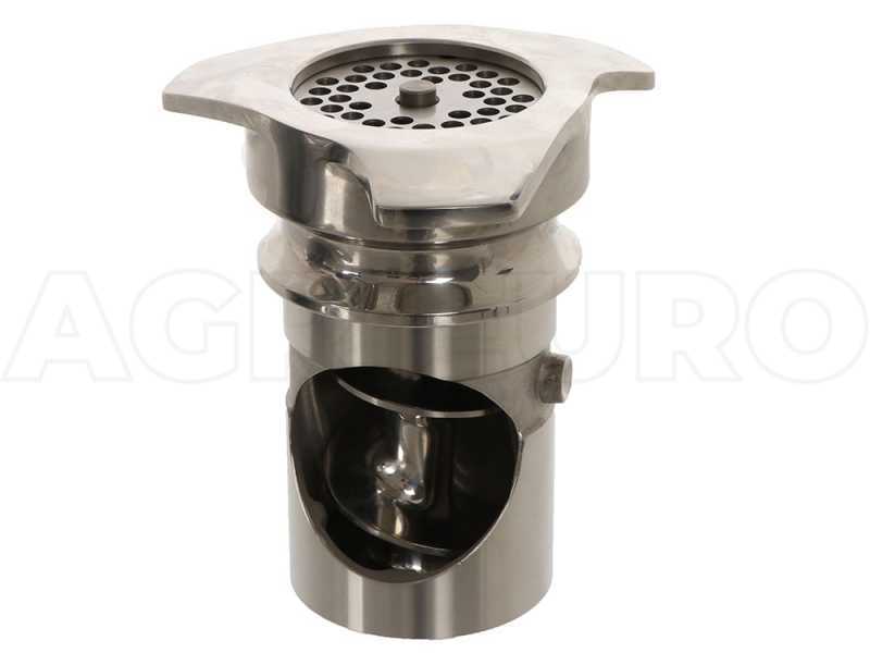 Fama TG12 Retr&ograve; - Picadora de carne el&eacute;ctrica - Con rallador integrado - Grupo trituraci&oacute;n en inox - 230V 