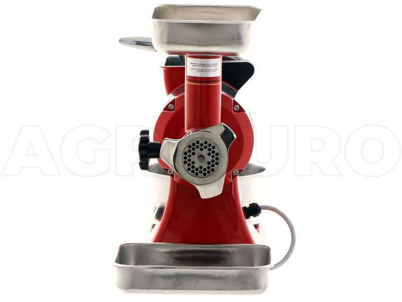 Fama TG12 Retr&ograve; - Picadora de carne el&eacute;ctrica - Con rallador integrado - Grupo trituraci&oacute;n en inox - 230V 