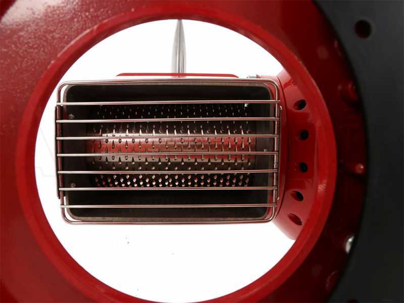 Fama TG12 Retr&ograve; - Picadora de carne el&eacute;ctrica - Con rallador integrado - Grupo trituraci&oacute;n en inox - 230V 