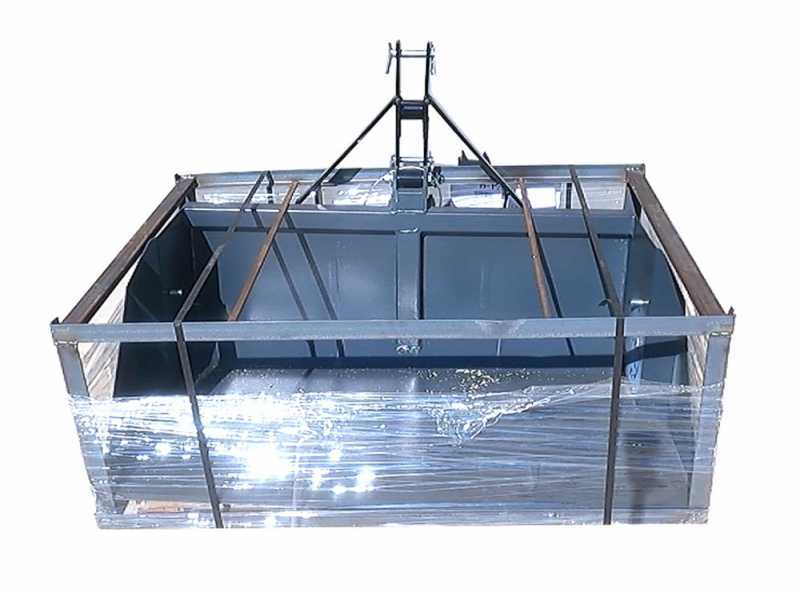 BlackStone B-PAL 160 - Pala trasera para tractor - de 160 cm - Capacidad 700 Kg