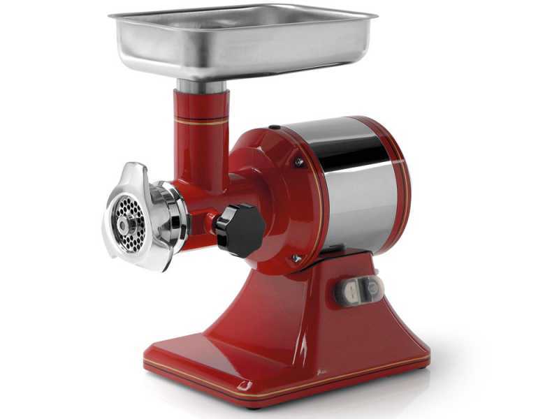 Fama TS12R Retr&ograve; - Picadora de carne el&eacute;ctrica  - Unidad de triturado en Inox - 400V
