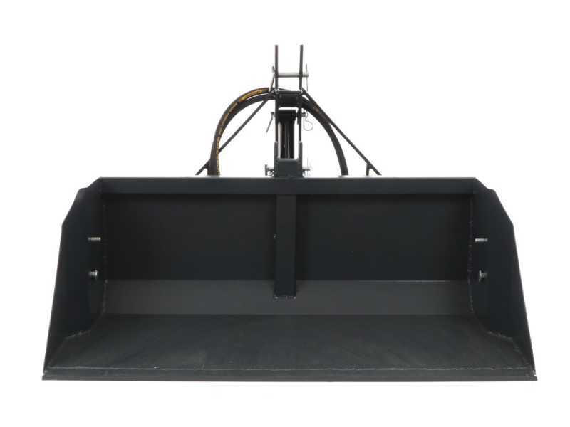 BlackStone B-PAL H 120 - Pala trasera hidr&aacute;ulica para tractor - de 120 cm - Capacidad 400 Kg