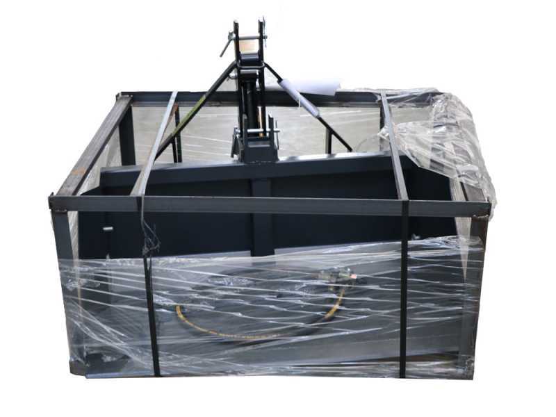 BlackStone B-PAL H 160 - Pala trasera hidr&aacute;ulica para tractor - de 160 cm - Capacidad 700 kg