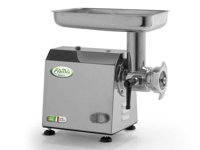 Fama TI12 - Picadora de carne el&eacute;ctrica - Cuerpo y unidad de triturado en Inox  - 230V