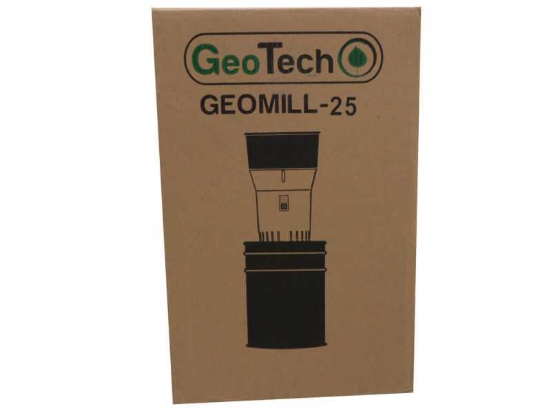 GeoTech GEOMILL-25 - Molino el&eacute;ctrico para cereales con bid&oacute;n - 1000 W