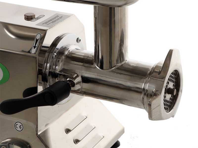 Fama TIK12 UNIKO - Picadora de carne El&eacute;ctrica - Cuerpo y grupo de triturado en acero Inox - 230V