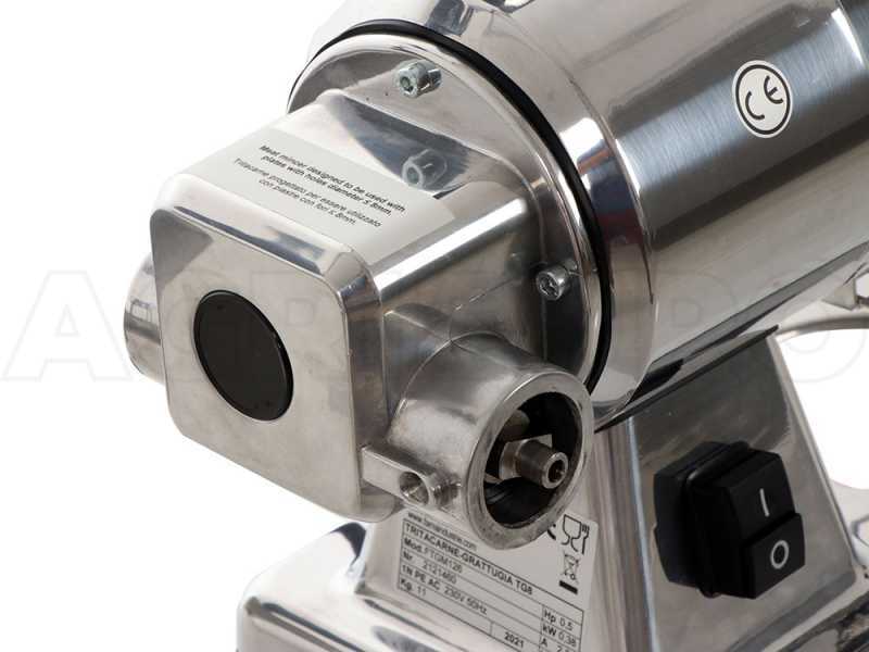 Fama TG8 - Picadora de carne el&eacute;ctrica - Rallador integrado - Grupo de triturado en aluminio