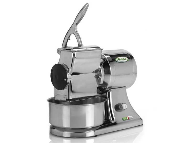 Fama GS - Rallador El&eacute;ctrico Profesional en aluminio pulido - 750W