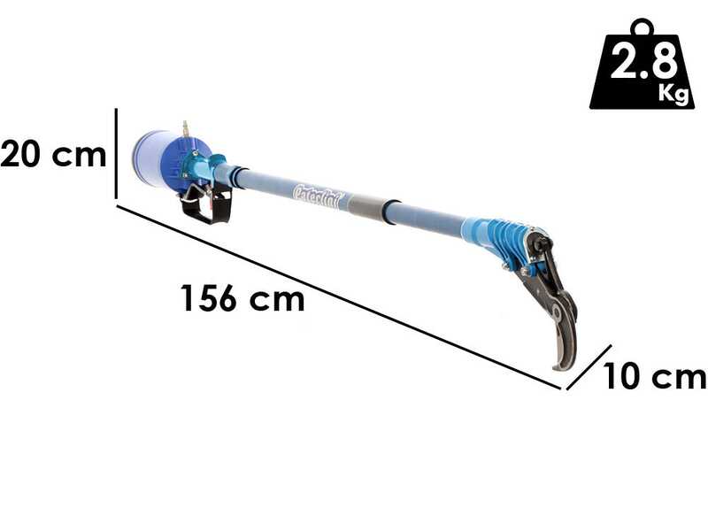 Tijeras de podar neum&aacute;ticas Paterlini Ara 8/U - p&eacute;rtiga fija de 1.0 metro - de aire comprimido