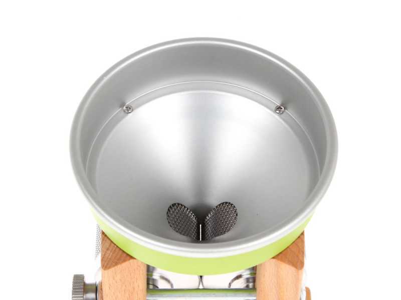 Eschenfelder Novia ng1200 aluminio verde 150g - Molino manual para copos con rodillos de acero inoxidable