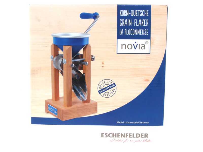 Eschenfelder Novia nb1200 aluminio azul 150g - Molino manual para copos con rodillos de acero inoxidable