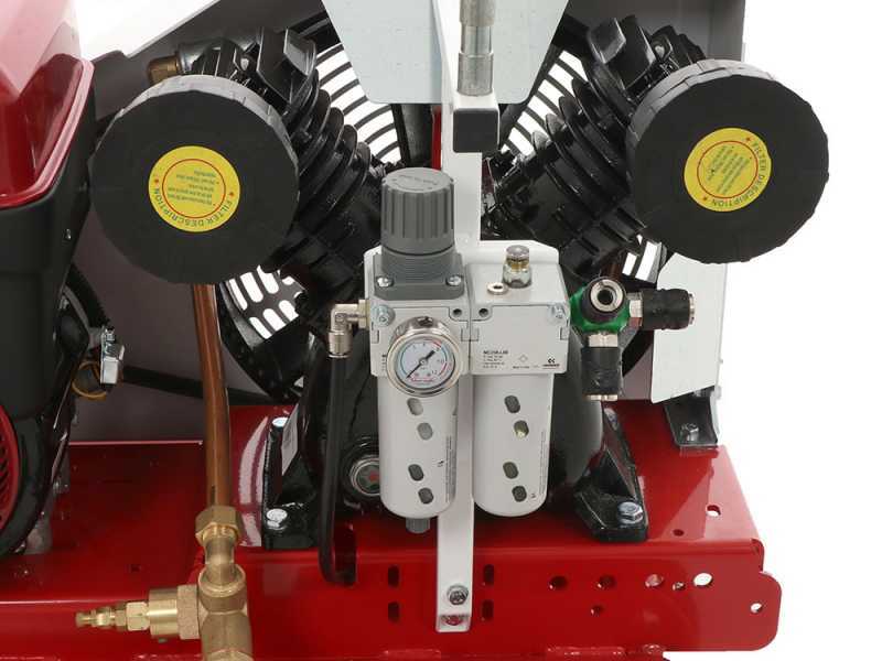 Motocompresor de gasolina Texas 900 - Motor Sbaraglia SC420 - 14 HP