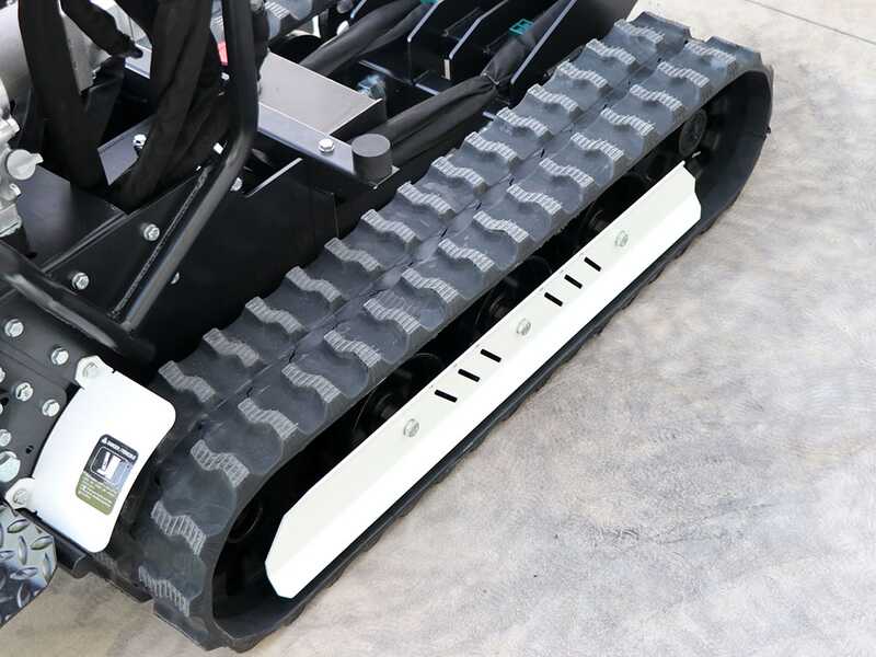 Carretilla de orugas di&eacute;sel Seven Italy TH500C L70-E - Caja dumper 500 kg con pala