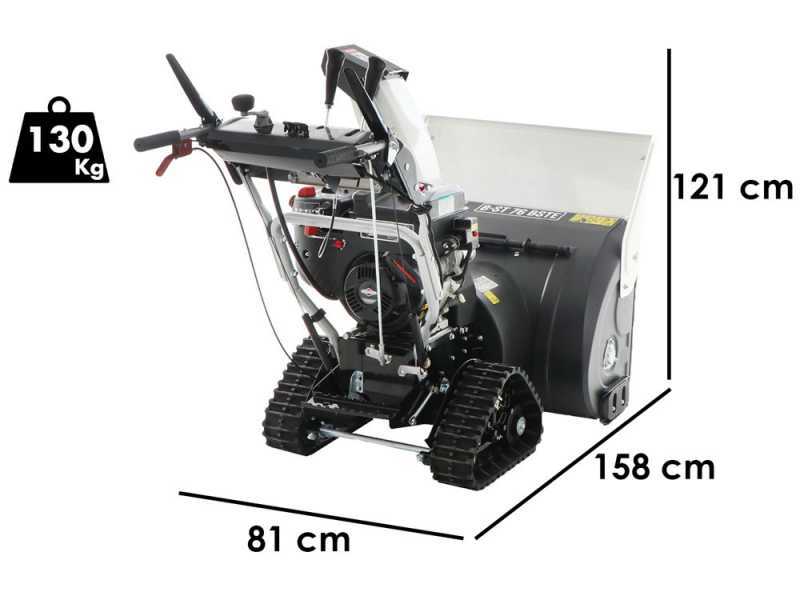 BlackStone B-ST 76 BSTE - Quitanieves de gasolina - De orugas - B&amp;S 1450 Snow