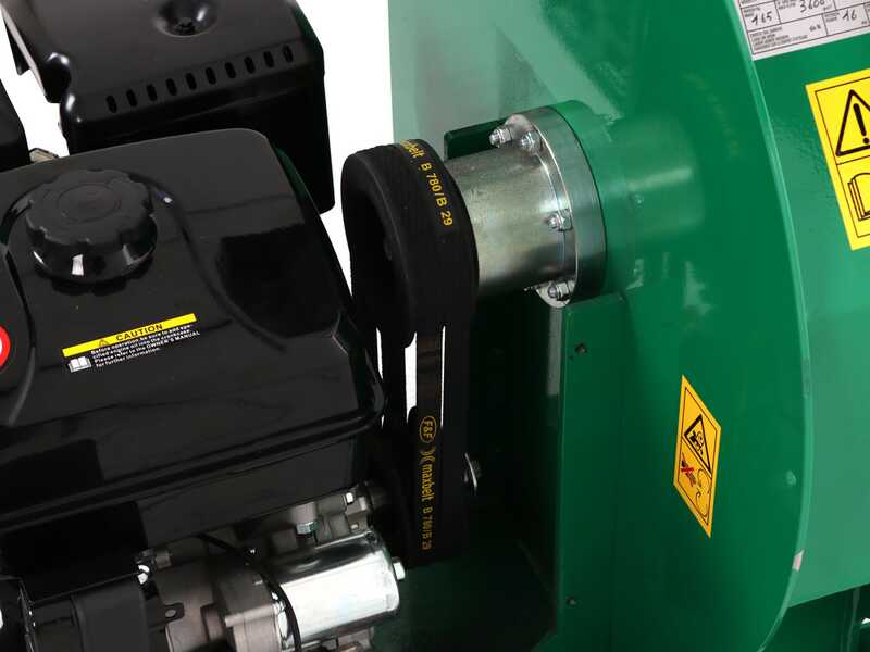 Seven Italy BIGCH420 - Biotrituradora de gasolina - motor Loncin G420F - arranque el&eacute;ctrico