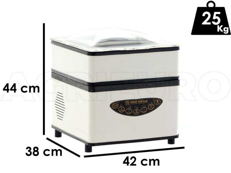 More than chef ULTRASAVING Blanca - Envasadora al vac&iacute;o de campana - Barra de soldadura de 30 cm