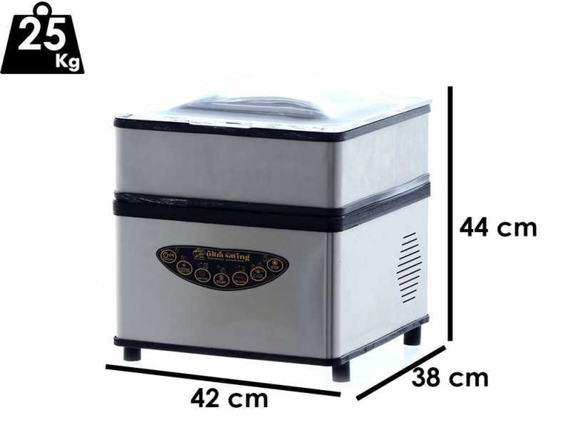 More than chef ULTRASAVING INOX - Envasadora al vac&iacute;o de campana - Barra de soldadura de 30 cm