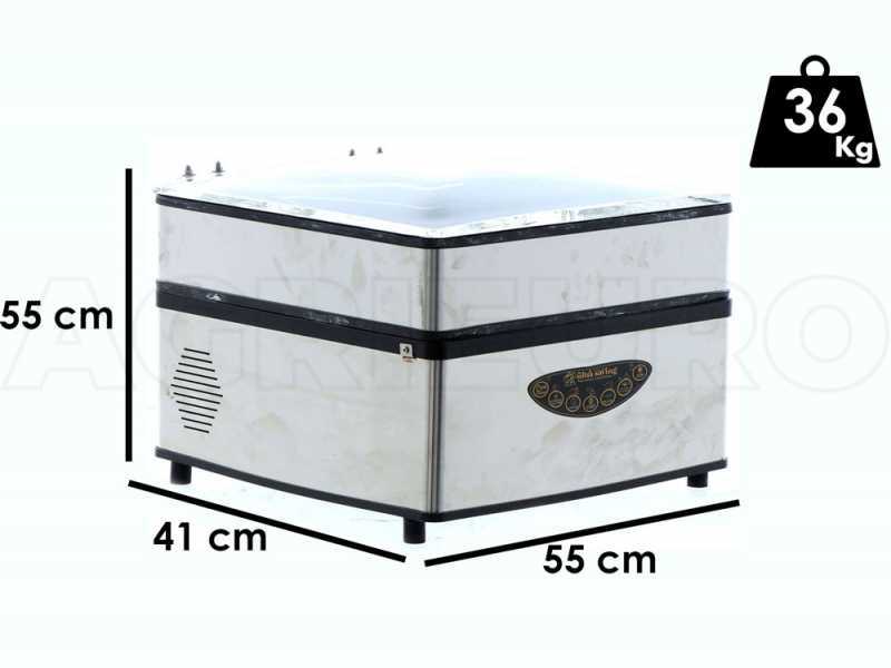 More than chef ULTRASAVING INOX - Envasadora al vac&iacute;o de campana - Barra de soldadura de 45 cm