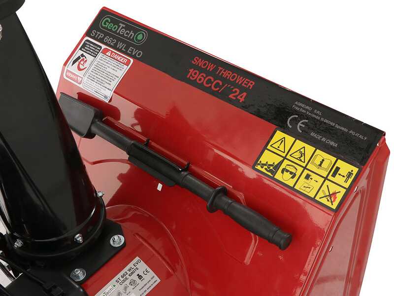 GeoTech ST 662 WL EVO - Quitanieves de gasolina - Loncin H200