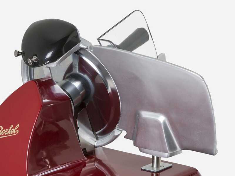 BERKEL Red Line 250 ROJA - Cortadora de fiambre con cuchilla de acero cromado de 250 mm
