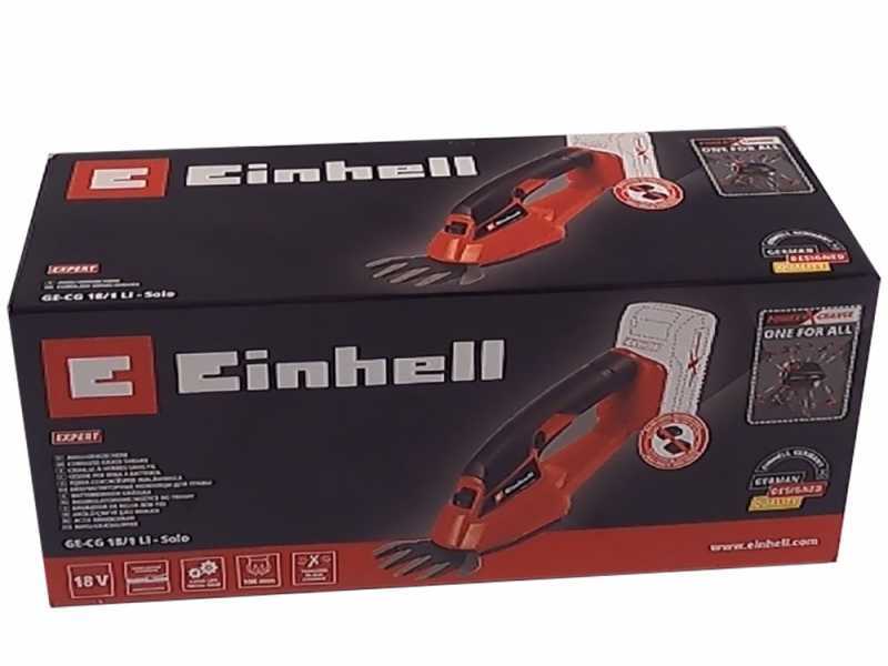 Einhell GE-CG 18/1 Li-Solo - Tijera cortac&eacute;sped de bater&iacute;a - BATER&Iacute;A Y CARGADOR NO INCLUIDOS