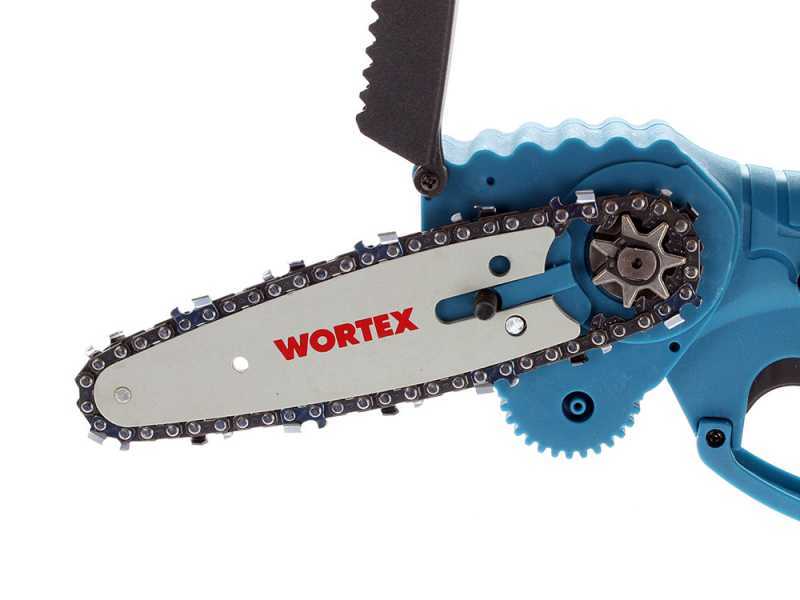Podadora manual el&eacute;ctrica de bater&iacute;a WORTEX SAW 60 - 2 bater&iacute;as y cargador de serie